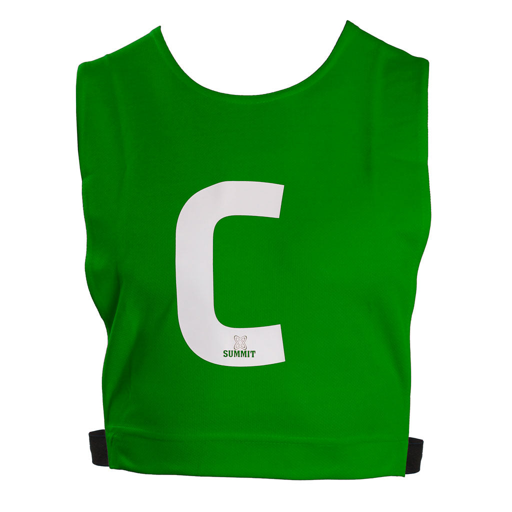 Green Centre Netball Bib by SUMMIT Sport