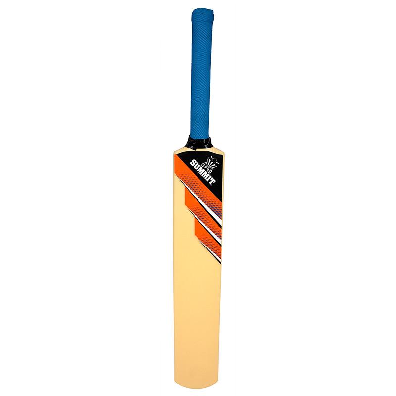 SUMMIT plastic cricket bat. Natural shape and feel of the plastic cricket bat. Great for kids and adults. 