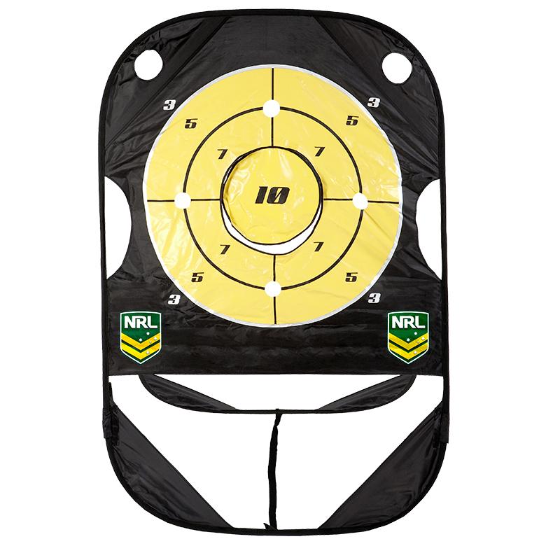 Summit Rugby Official NRL Pop-Out/Fold-Away Passing Practice Target w/  Carry Bag