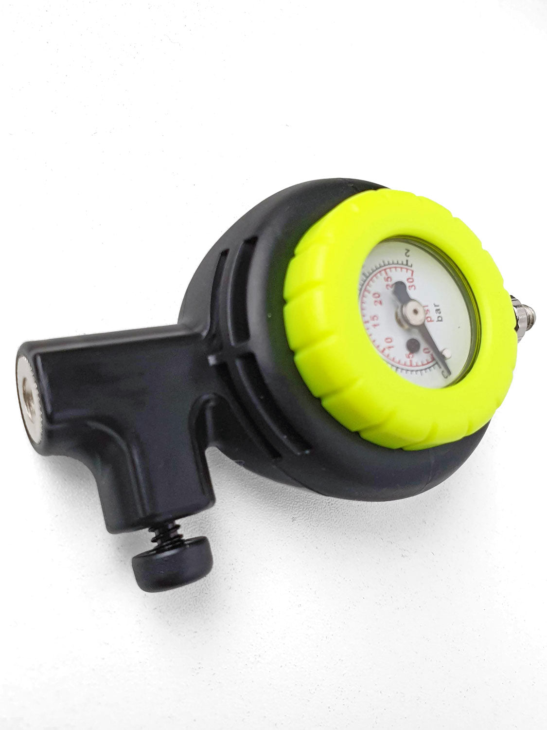 ball pressure gauge screw thread for ball pump. Pressure gauge can be used on or off a pump. Transform your ball pump into pressure gauge with this attachment. Or use by itself to check ball pressure. Shop sports ball pump pressure gauge. Best price on sports accessories at summitsport.com.au