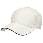 Premium Cotton Sandwich Cap Summit White/Black 