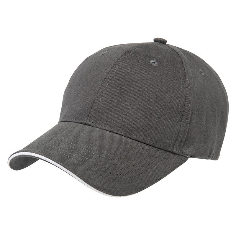 Premium Cotton Sandwich Cap Summit Charcoal/White 