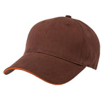 Premium Cotton Sandwich Cap Summit Brown/Ochre 