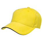 Premium Cotton Sandwich Cap Summit Gold/Black 