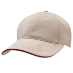 Premium Cotton Sandwich Cap Summit Natural/Cherry 