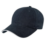 Premium Cotton Sandwich Cap Summit Navy/White 