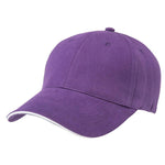 Premium Cotton Sandwich Cap Summit Purple/White 