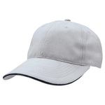 Premium Cotton Sandwich Cap Summit Silver/Navy 