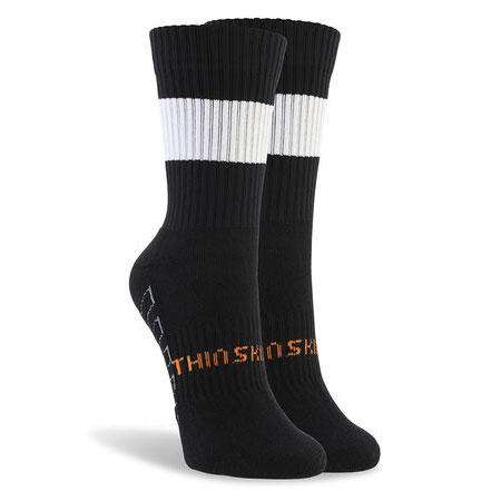 Thinskins Technical Sport Short Socks - Hoops SUMMIT Black/White S 