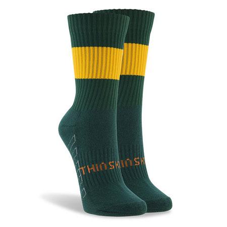 Thinskins Technical Sport Short Socks - Hoops SUMMIT Bottle/Gold S 