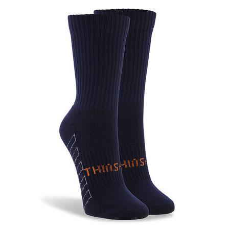 Thinskins Technical Sport Short Socks - Solid Colour SUMMIT Navy S 