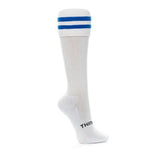 Thinskins Technical Sport Long Socks - Striped Top Apparel SUMMIT White/Royal S 