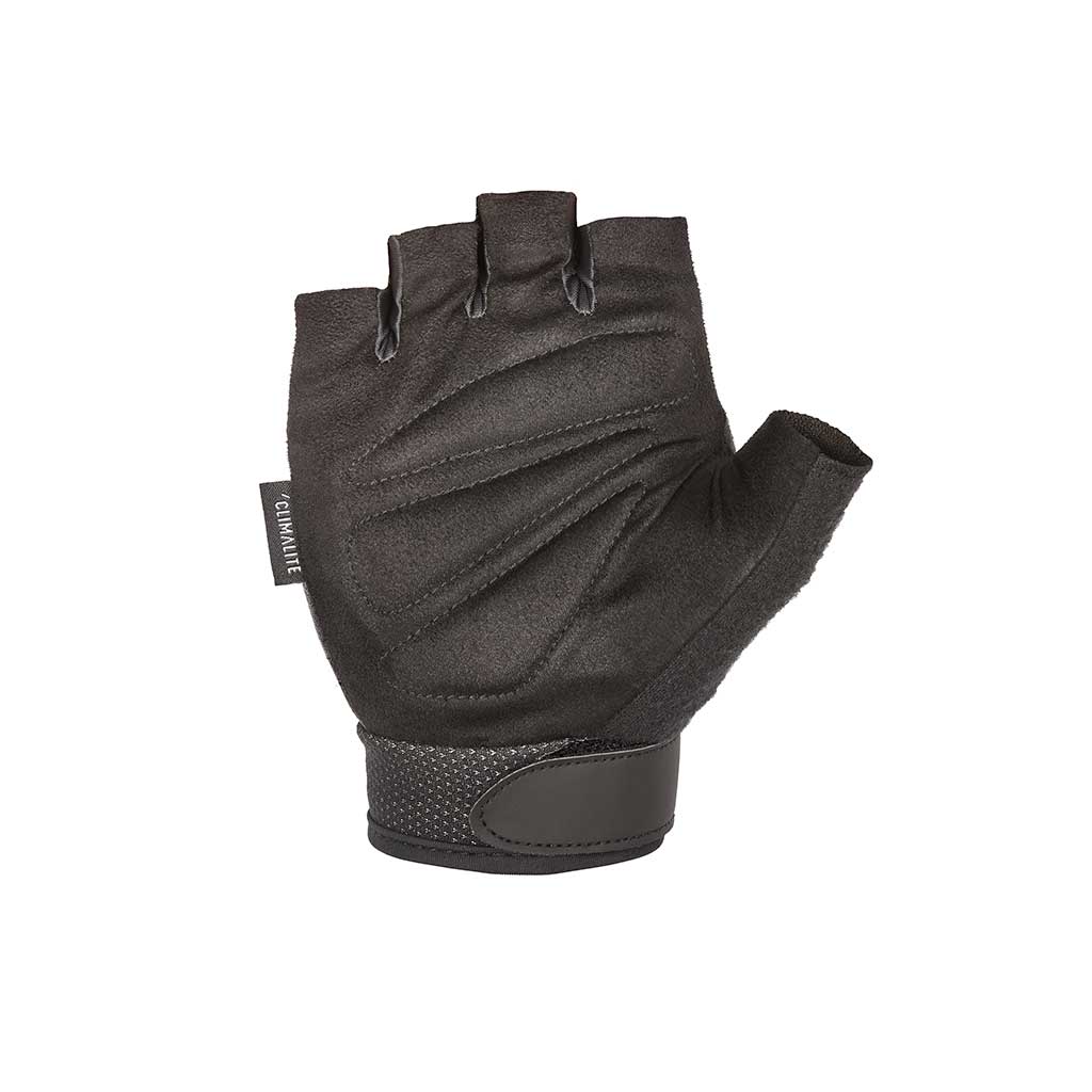 adidas adjustable gloves are fingerless and have a padded palm to ensure max comfort and grip throughout your workout as well as protecting against blisters. 