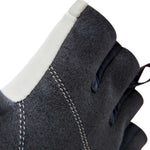 adidas fitness womens essential glove close up of comfortable suede palm.