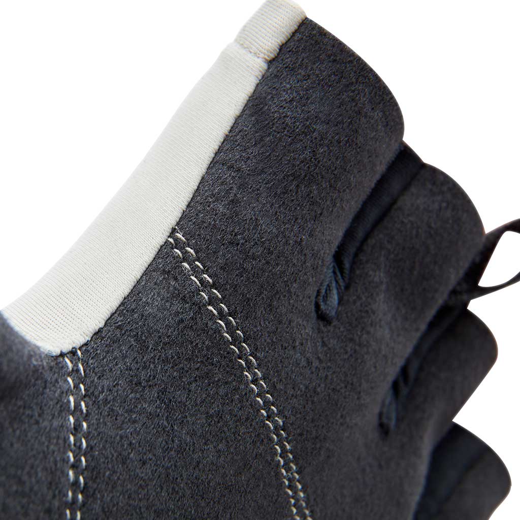 adidas fitness womens essential glove close up of comfortable suede palm.