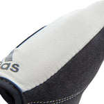 adidas womens essential training glove close up of suede palm and construction for comfort and grip
