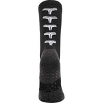 black back crew sock anti slip grip sock by Kelme. Sports sock with grip in crew style