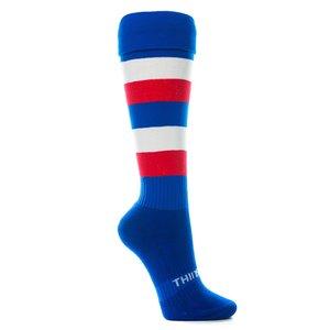 Thinskins Technical Sport Long Socks - Hoops Apparel SUMMIT Royal/White/Red (Centrals) S 