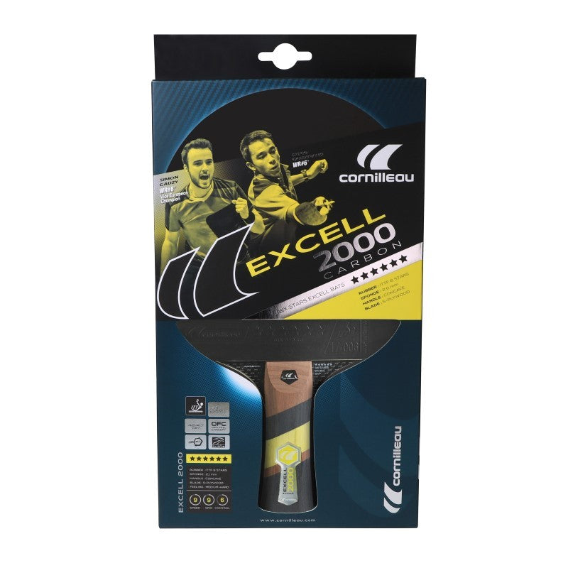 Cornilleau Excell 2000 Carbon Table Tennis Bat