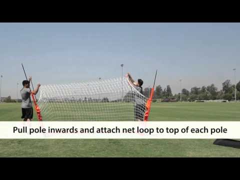 SUMMIT Bownet Futsal Soccer goal 2x3m folding instructions video 