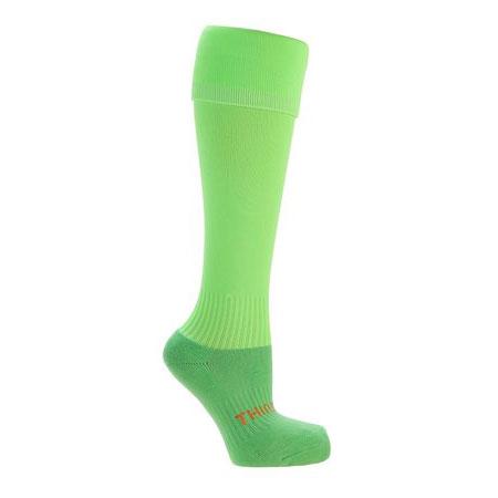 Thinskins Technical Sport Long Socks - Solid Colour Apparel SUMMIT Neon Green S 