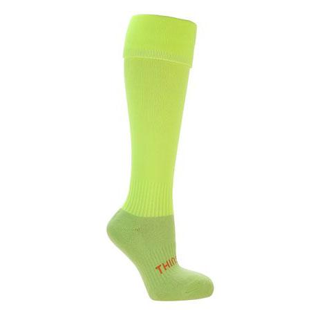 Thinskins Technical Sport Long Socks - Solid Colour Apparel SUMMIT Neon Yellow S 