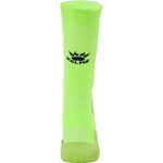 fluro crew sock anti slip grip sock by Kelme. Sports sock with grip in crew style