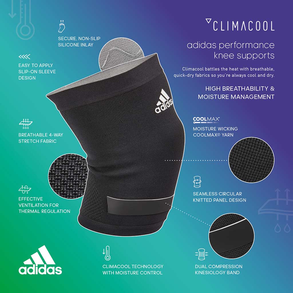 PERFORMANCE CLIMACOOL KNEE SUPPORT - adidas fitness