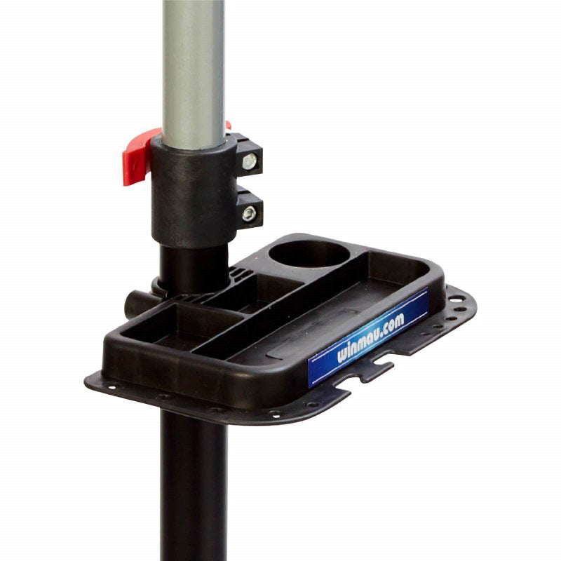 Winmau Xtreme dart board stand - close up of shelf - buy the best dart boards, surrounds, flights, shafts at Summit